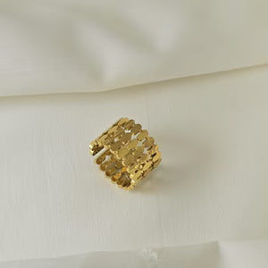 Adjustable stainless steel ring