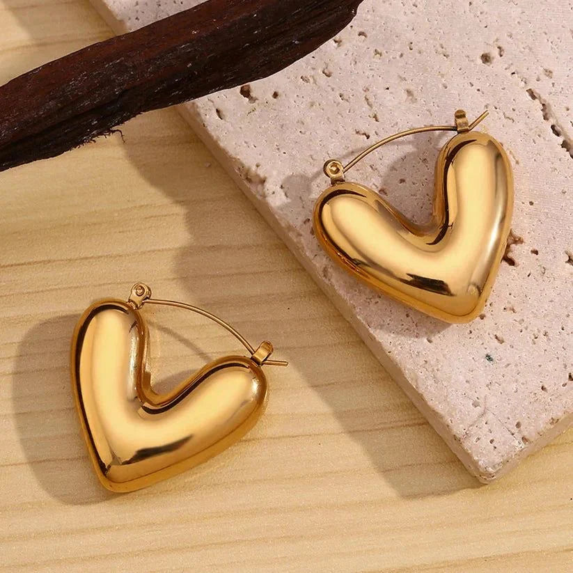 Heart Studs