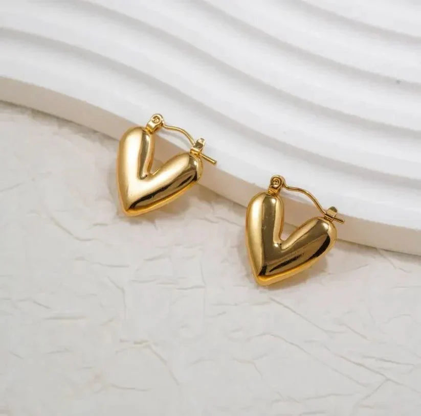 Heart Studs