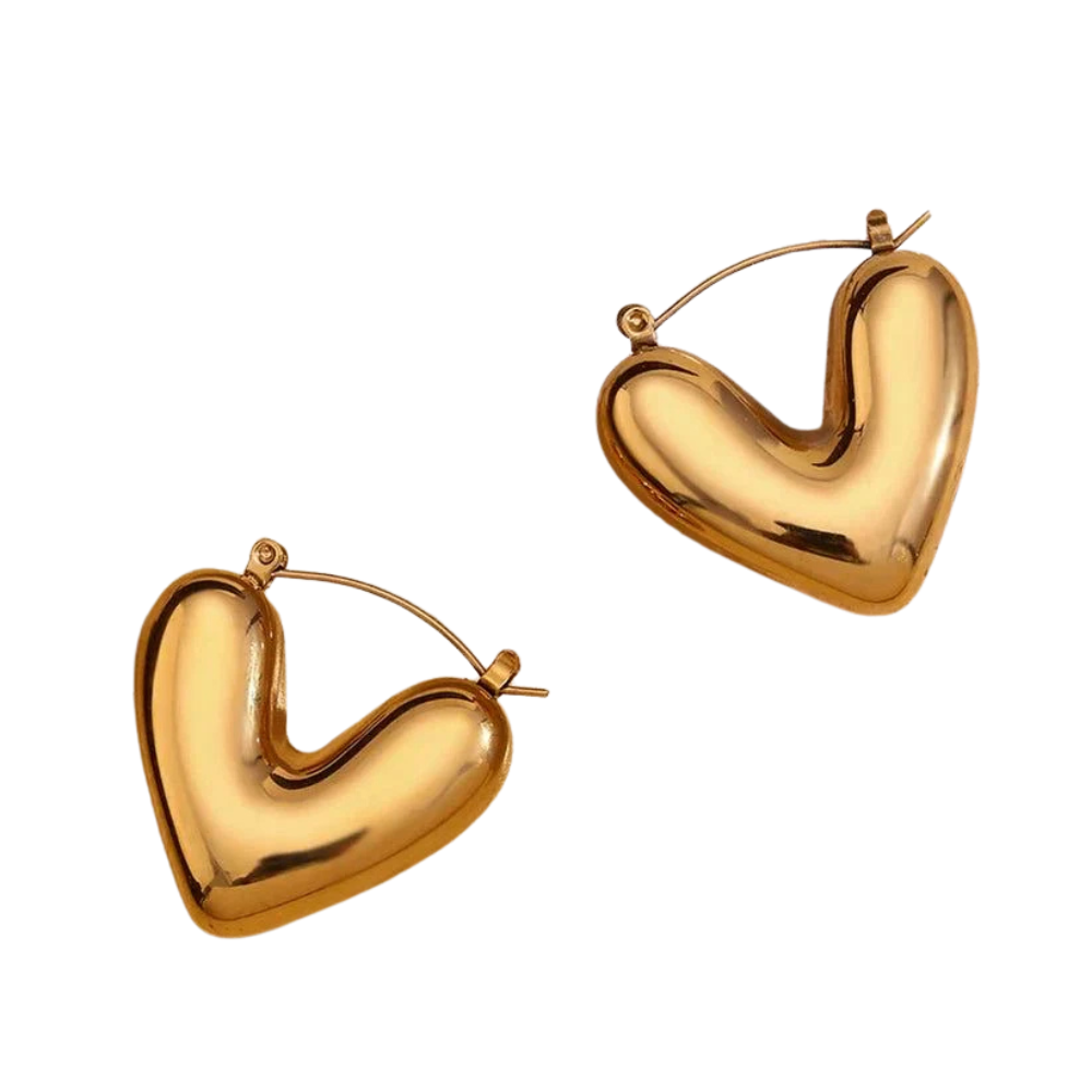 Heart Studs.....New look and elegant style