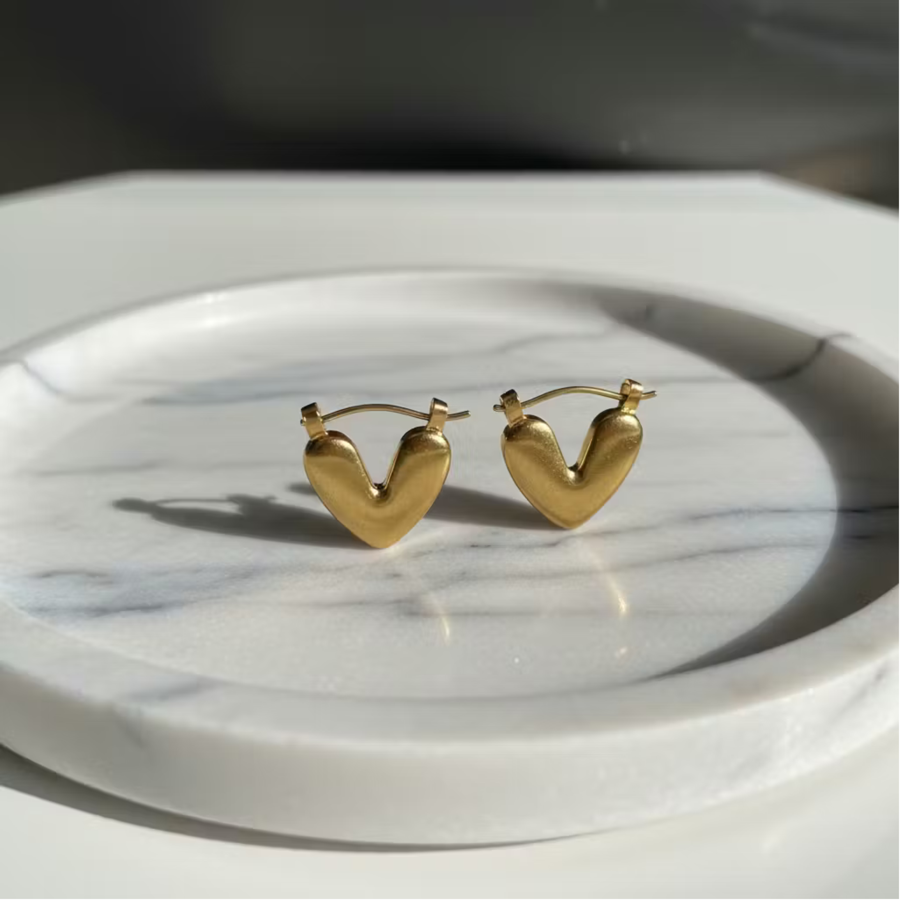 Heart Studs.....New look and elegant style