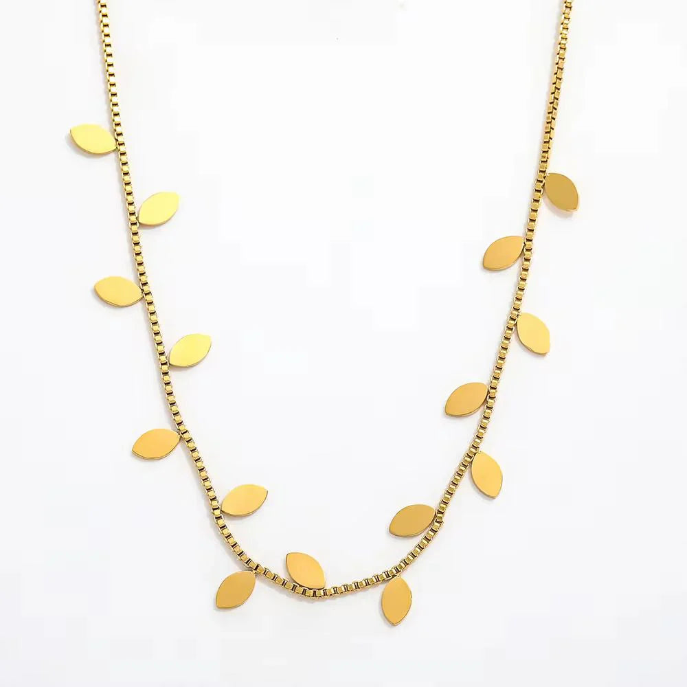 Leaf Flower Necklace